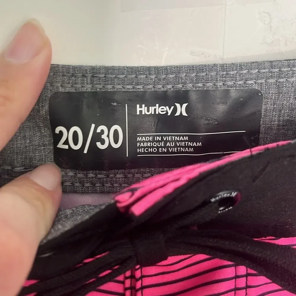 Boys Hurley Board Shorts Size 20
